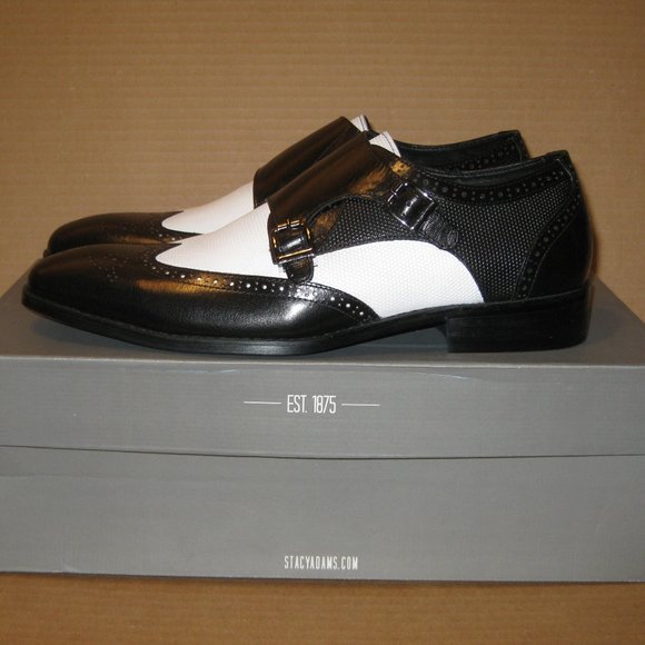 stacy adams men's lavine double monk strap loafers